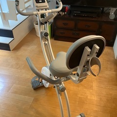 MERACH 折りたたみ式フィットネスバイクMR-S15 ホワイト　の画像