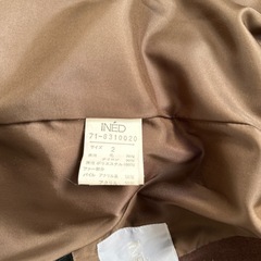 INED ロングコート(ファー付き)の画像