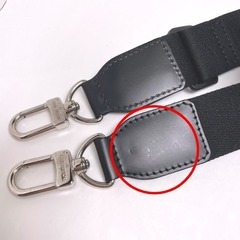 ルイヴィトン N51192 ショルダーストラップ ブラック  LOUIS VUITTON ダミエグラフィット用 調整可能の画像