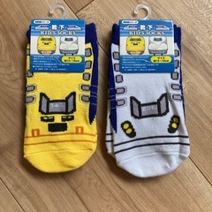 子供　靴下　ソックス　プラレール　ドクターイエロー　のぞみ　こまち　新幹線の画像