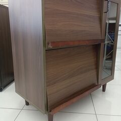 ★リユースのサカイ日立店★HJ7788  レンジ台 ブラウン H96.5×D44×W89.5 クリーニング済み の画像