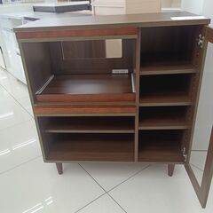 ★リユースのサカイ日立店★HJ7788  レンジ台 ブラウン H96.5×D44×W89.5 クリーニング済み の画像