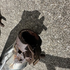 z750gp 純正　2本出しマフラー　ジャンクの画像