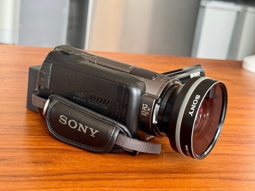 【メルカリ販売済】SONY Handycam HDR-XR520V ビデオカメラ ワイコン付き