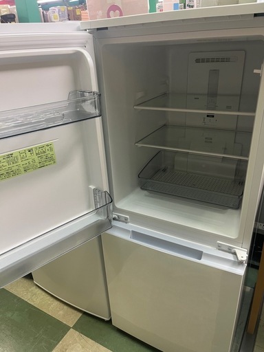ジャングルジャングル貝塚店 152L 冷蔵庫 SHARP SJ-15E9 シャープ 2021年製 2ドア 単身用 一人暮らし 白 ホワイト 中古 貝塚市 洗浄済み リサイクルショップ