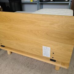 【値下げしました！】J1510【リユースのサカイ柏店】MUJI　良品計画　シングルベッド　マットレス付き 合計参考価格：157,900円　クリーニング済みの画像