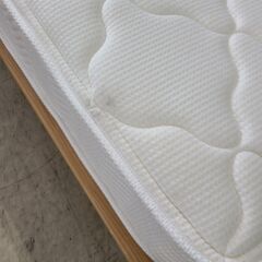 【値下げしました！】J1510【リユースのサカイ柏店】MUJI　良品計画　シングルベッド　マットレス付き 合計参考価格：157,900円　クリーニング済みの画像