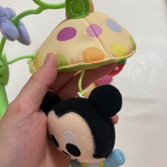 ディズニー　やわらかガラガラメリー＆アンパンマンメリーの画像
