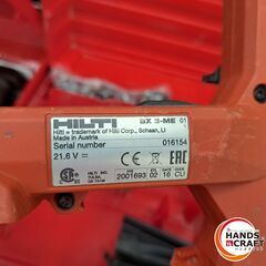 ✨ヒルティ　中古　BX3-ME　コンクリートネイラ　充電器＋バッテリー×2＋付属品付✨うるま市田場✨の画像