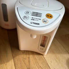 【取引者決定】ティファール　電気ケトル　タイガー電気ポットの画像