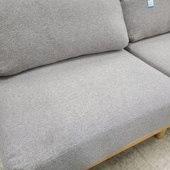 J1517【リユースのサカイ柏店】RICORDO　リコルド　二人掛けソファ　グレー　クリーニング済み　参考価格78,000円の画像