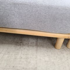 J1517【リユースのサカイ柏店】RICORDO　リコルド　二人掛けソファ　グレー　クリーニング済み　参考価格78,000円の画像