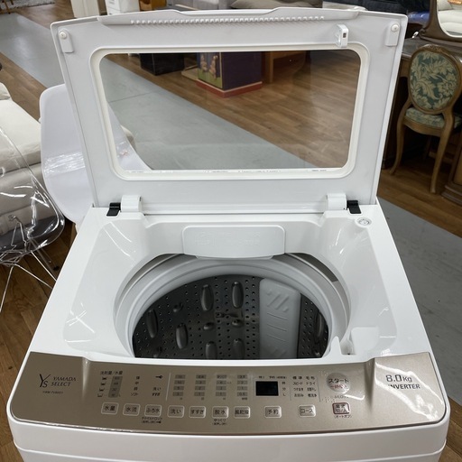 R510 ☀️ ジモティー限定特別価格！ YAMADA 洗濯機（洗濯8.0㎏) 20年製 YWM-TV80G1 ⭐ 動作確認済 ⭐ ク