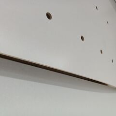 *お値段見直しました*リユースのサカイ栃木店★ジモティ割あり★  食器棚 ホワイト W90×D41.5×H183 クリーニング済み TC10762の画像