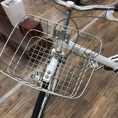 【ジャングルジャングル広陵店】自転車　ママチャリ　白　27インチの画像