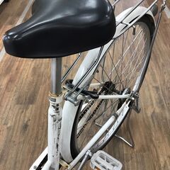 【ジャングルジャングル広陵店】自転車　ママチャリ　白　27インチの画像