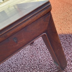 万代店　木製無垢座卓　テーブルの画像