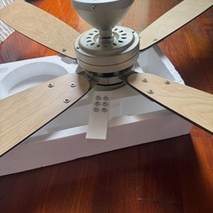 シーリングファン 灯具なし リモコン付の画像
