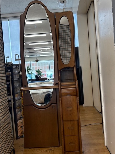 N1095★ドレッサー★三面鏡ドレッサー幅600mm
