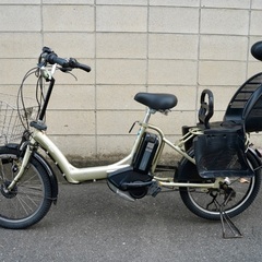  {受付中}🔴⭐️超特価⭐🔴電動自転車 ヤマハ 20インチ 子供乗せ 中古 091301の画像