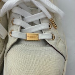 BLUE LABEL 24㎝ 
ホワイトキャンバススニーカーの画像