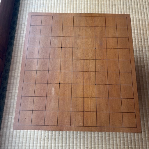 将棋盤セット　脚付き　へそ付き　駒台　将棋駒二箱　板厚14.5㎝