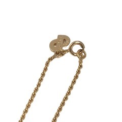 ディオール  ネックレス ゴールド/ブラック  Dior ラインストーン GP CDロゴの画像