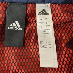 M【中古品】美品 アディダス 24/7 中綿 ウインドブレーカー　ジャケット 紺 adidas コートの画像