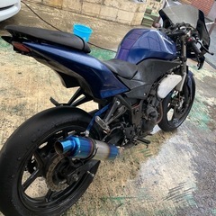 Ninja250r ex250k 最終型 実働 サーキットベースの画像