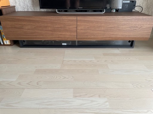 テレビ台 幅150cm 高さ36cm ダークブラウン