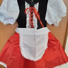 ハロウィン用　子供(幼児)赤ずきんコスプレ衣裳の画像