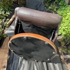 【お譲りします】ニトリ パーソナルチェア リクライニング機能付き ダークブラウンの画像