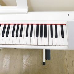 【JM776】2023年製 YAMAHA ヤマハ 電子キーボード NP-35WH Piaggero 76鍵 タッチレスポンス 椅子 キーボードスタンド付きの画像