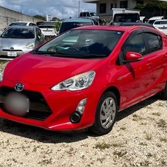 H25 アクア S 中期 プッシュスタート付き 禁煙車 エアコンOK の画像