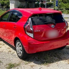 H25 アクア S 中期 プッシュスタート付き 禁煙車 エアコンOK の画像