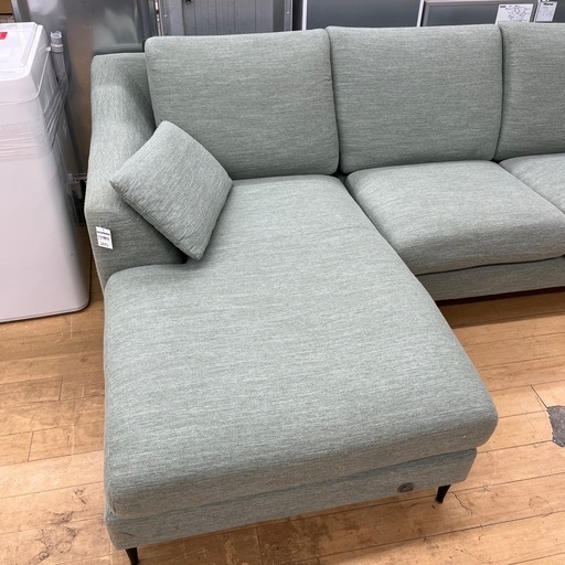 3人掛けソファー カウチソファー ファブリック グリーン 家具 ソファー のご紹介です！