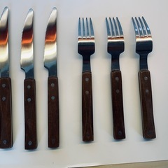 IKEA イケア ナイフ5　フォーク3の画像