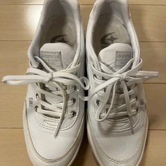 【美品】moonstar スニーカー 白　22.5cmEE 雨の日にオススメ⭐︎の画像