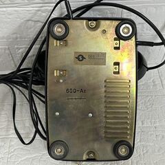 ヴィンテージ 動作OK 1966年製 沖電気 黒電話 600-A2 66 ダイヤル式 OKI 卓上 電話機 アンティーク モジューラー仕様 札幌市 白石店 の画像