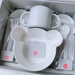 tak.  キッズディッシュプレート　ベビー　キッズ　離乳食　幼児食　プレート　カトラリー　セットの画像