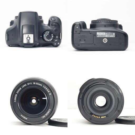 【全国送料無料】 Canon EOS Kiss X80✨Wi-Fi転送 元箱付き 手振れ補正付き 高画質 レンズセット ズームセット✨ 届いたらすぐに使えます✨ キャノン