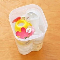 ピジョン ミルクポン 哺乳びん消毒ケース トングなしの画像