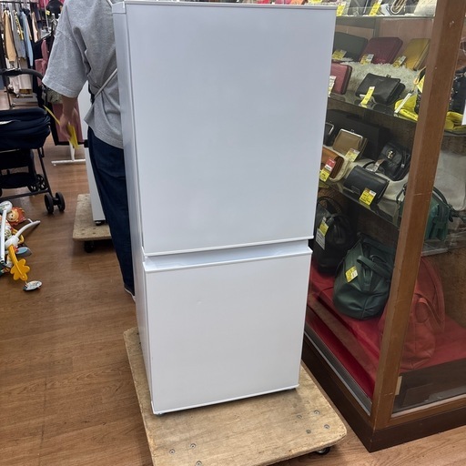 ☆ドリーム荒牧店☆ジモティー割引有☆【クリーニング済み】AQUA/2ドア冷蔵庫/AQR-14E/135L/2024年製