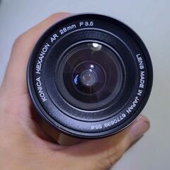 優良品　KONICA HEXANON AR 28mm F3.5　分解清掃済の画像