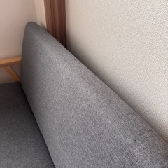 2人掛け ソファ　ファブリックの画像