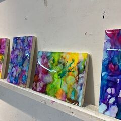 横浜校でアルコールインク講座！【ワンデーアートAO】9/27(土)の画像