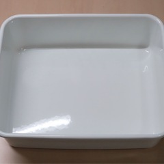 MUJI 蓋が選べる ホーロー保存容器 深型 大 シール蓋つき（美品）の画像