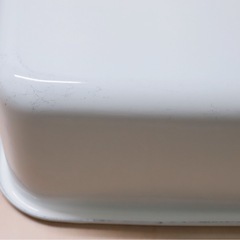 MUJI 蓋が選べる ホーロー保存容器 深型 大 シール蓋つき（美品）の画像