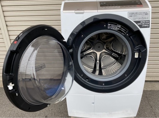 超破格?2019年製HITACHIドラム式洗濯乾燥機　11kg BD-SV110C 配達無料