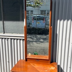 大塚家具 欅のドレッサー ケヤキ 中古 の画像